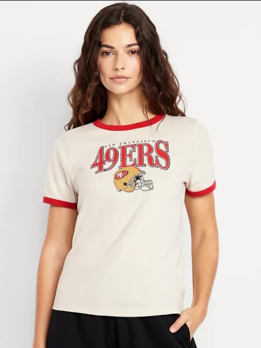 NFL ™ San Francisco 49ers™ EveryWear
Crew-Neck Ringer T-Shirt